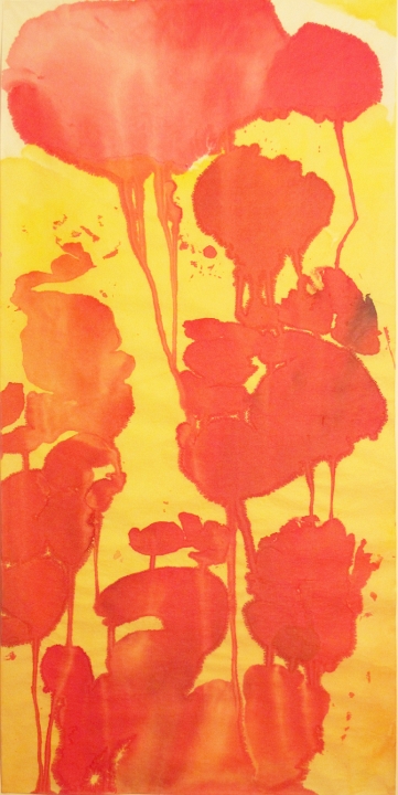 06-coulures rouges 2-70x140 cm-encre sur papier
